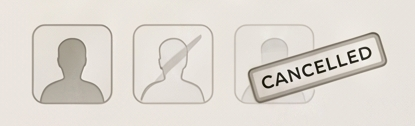 Illustration of user profiles progressing to a cancelled subscription